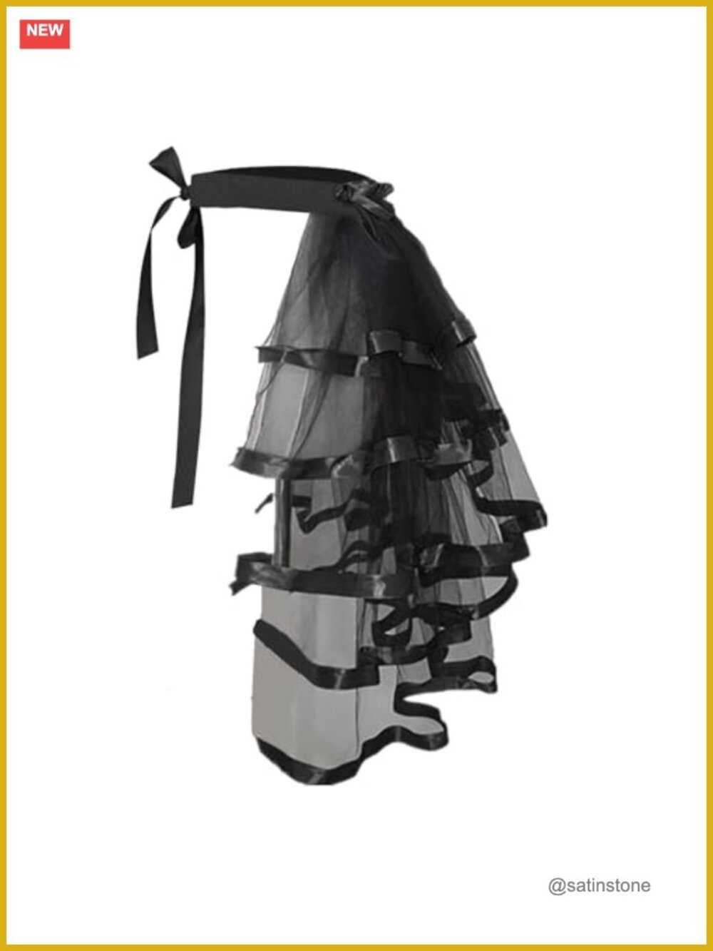 Victorian Steampunk Bustle Overskirt Tulle Tutu Cosplay Costume